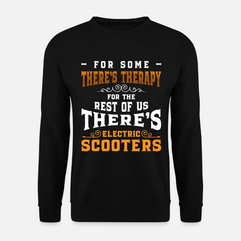 E-Scooter Rollerfahren Umwelt Tuning - Unisex Pullover - Schwarz