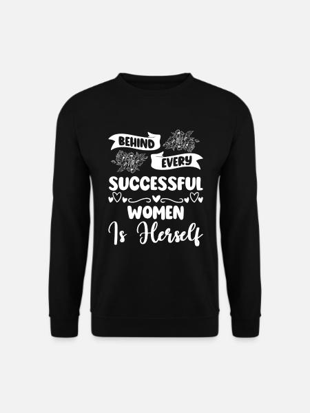 Frau Feminist Emanzipation Macht - Unisex Pullover - Schwarz