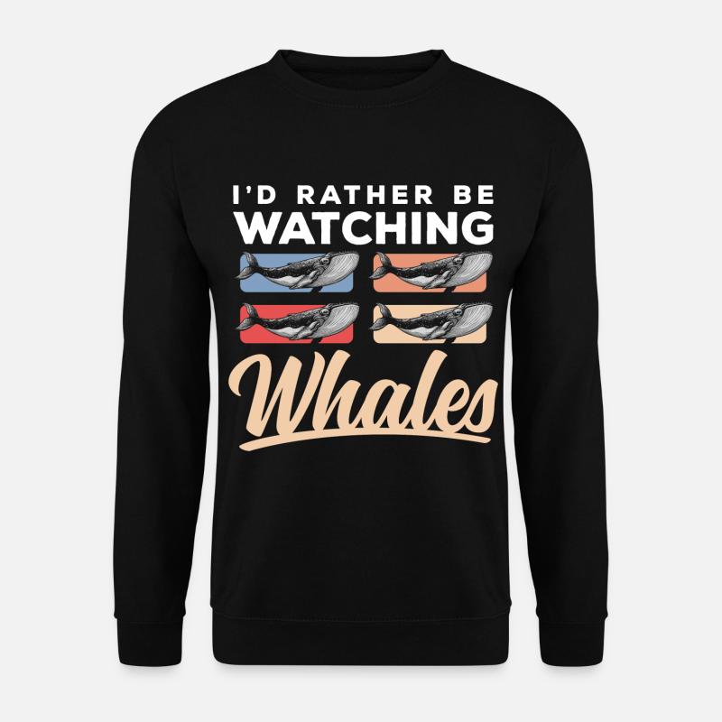 Meer Fisch Tierschutz - Unisex Pullover - Schwarz
