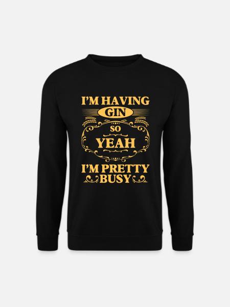 Gin Party Drink Birthday - Unisex Sweatshirt - black