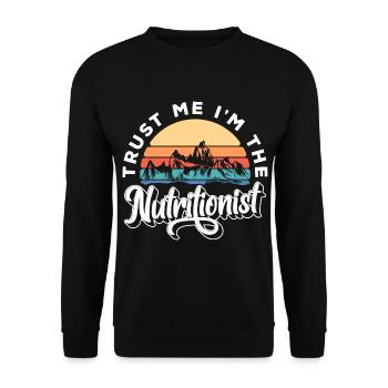 Nutrition Alimentation - Sweat-shirt Unisexe - noir - Devant - Alina (178cm) & Michal (187cm)