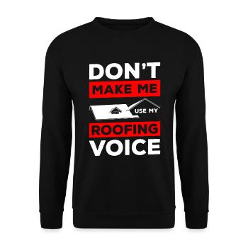 Artisan Hammer House - Unisex Sweatshirt - black - Front - Alina (178cm) & Michal (187cm)