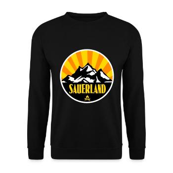 Sauerland - Unisex Pullover - Schwarz - Vorne - Alina (178cm) & Michal (187cm)