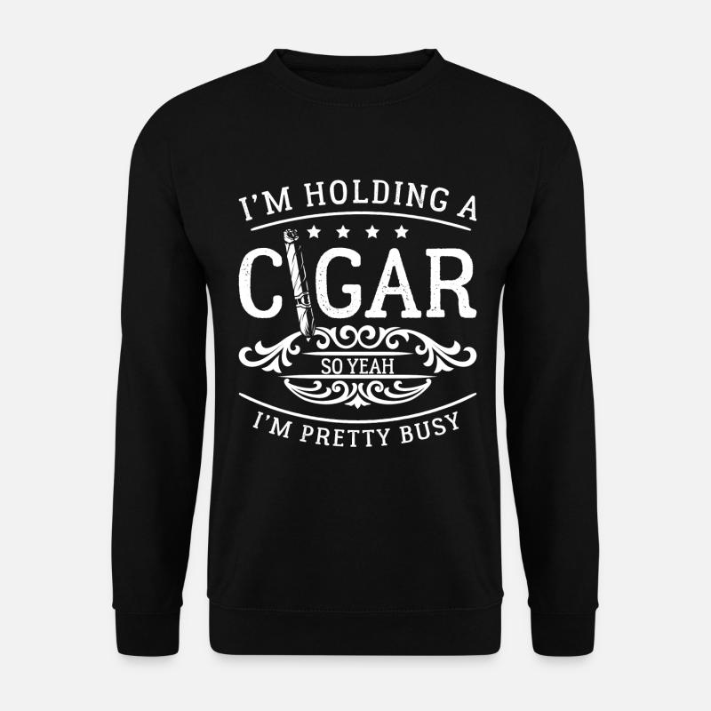 Zigarre Kuba Genießer - Unisex Pullover - Schwarz