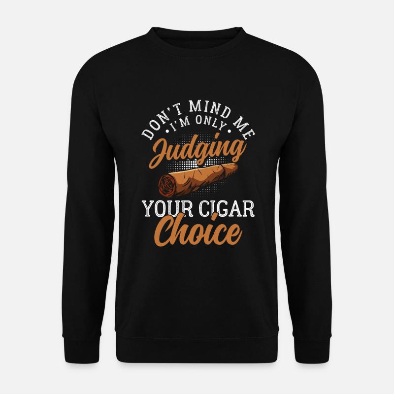 Cigar Lounge Qualm Gentlemen - Unisex Sweatshirt - black