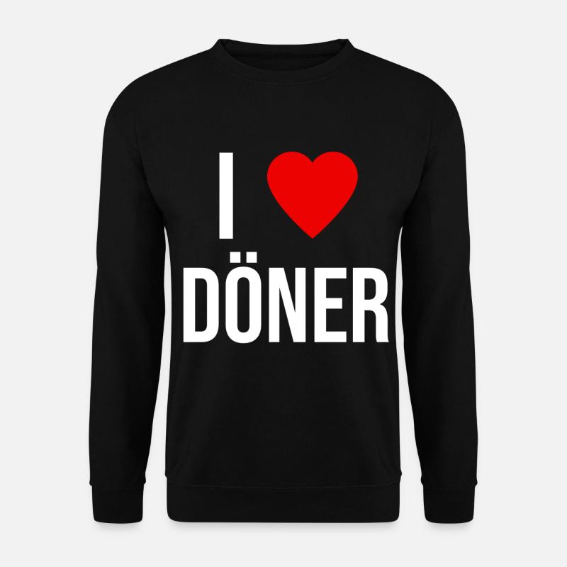 I LOVE KEBAB - Unisex Sweatshirt - black