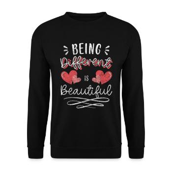 Spécial Individuel Unique - Sweat-shirt Unisexe - noir - Devant - Alina (178cm) & Michal (187cm)
