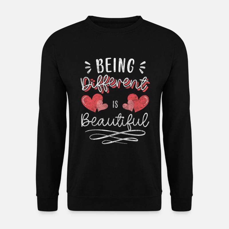 Einzigartig Individuell Besonderes - Unisex Pullover - Schwarz