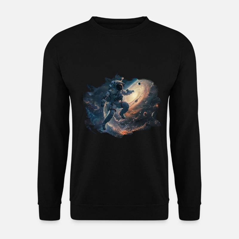 Astronaut Space - Unisex Sweatshirt - black