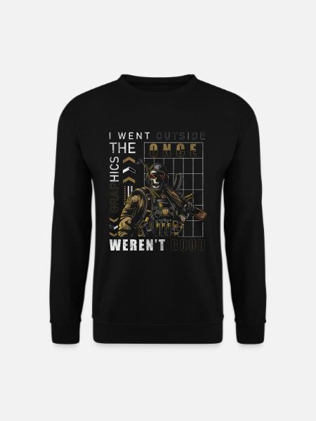 Gaming Online Graphics Games - Unisex Sweatshirt - black