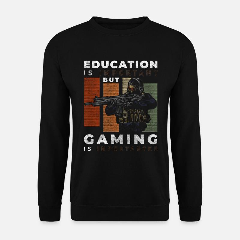 Gamer PC Masterrace Grafik Controller - Unisex Pullover - Schwarz