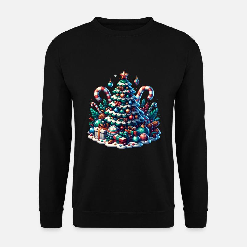Weihnachtsbaum - Unisex Pullover - Schwarz
