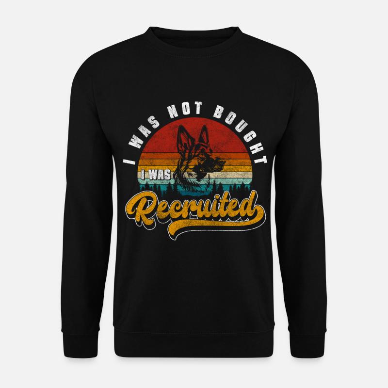 German Shepherd Pet Master - Unisex Sweatshirt - black