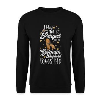 Dog Paw École de chiens - Sweat-shirt Unisexe - noir - Devant - Alina (178cm) & Michal (187cm)