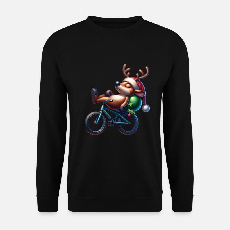 Reindeer - Unisex Sweatshirt - black