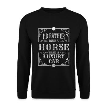 Western Law Country Bottes de cowboy - Sweat-shirt Unisexe - noir - Devant - Alina (178cm) & Michal (187cm)