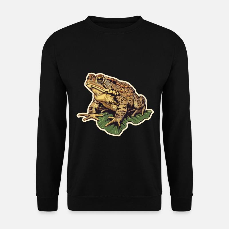 Toad Frog Amphibian - Unisex Sweatshirt - black