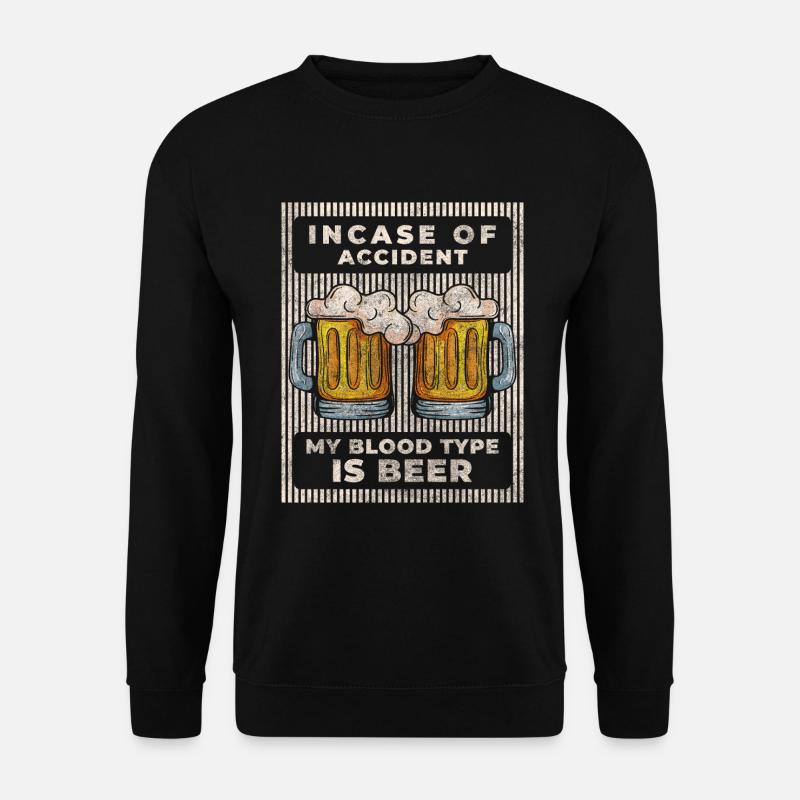 Barhopping Alkohol Bier Event - Unisex Pullover - Schwarz