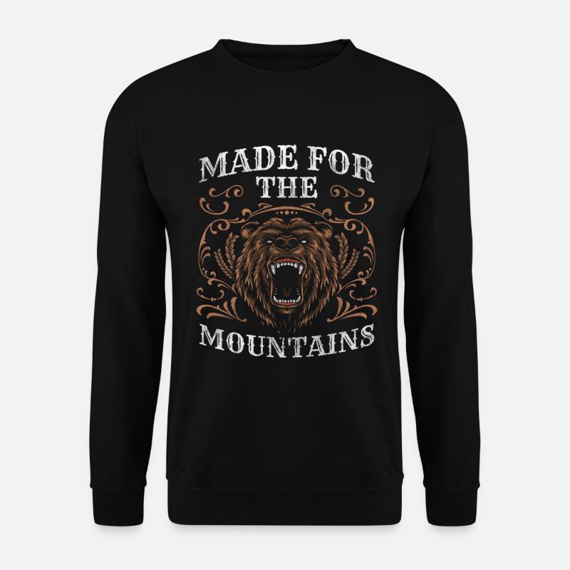 Bear Training Polar Bear Hunting - Unisex Sweatshirt - black