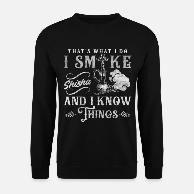 Hookah Smoke Oriental - Unisex Sweatshirt - black