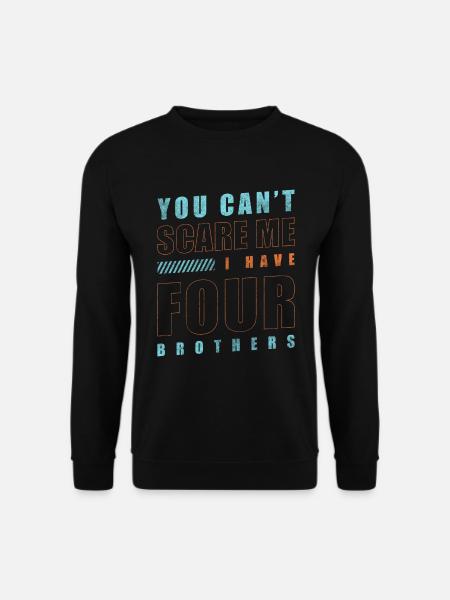 Familie Brüderchen Aufpassen Eltern - Unisex Pullover - Schwarz