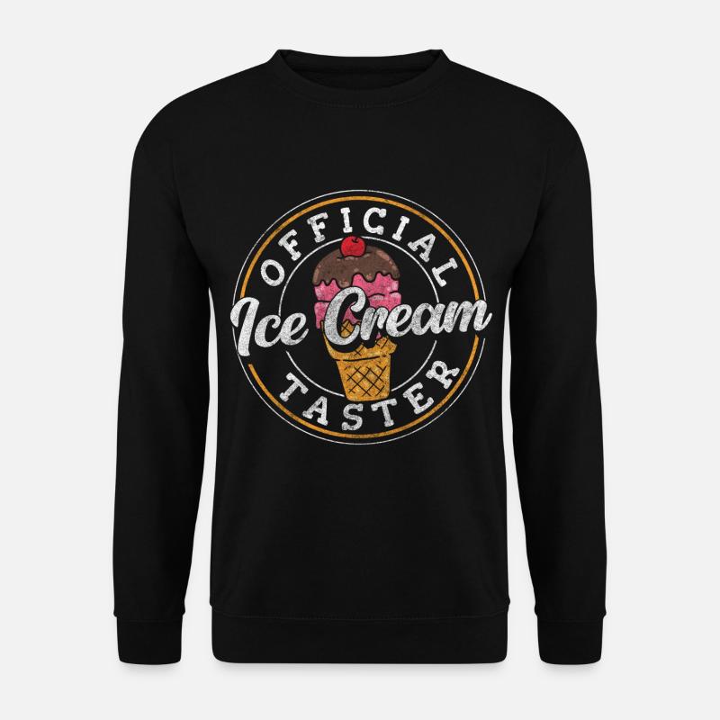 Cream Waffle Beach Dessert - Unisex Sweatshirt - black
