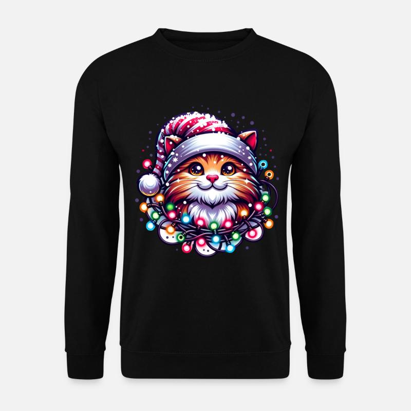 Katze - Unisex Pullover - Schwarz