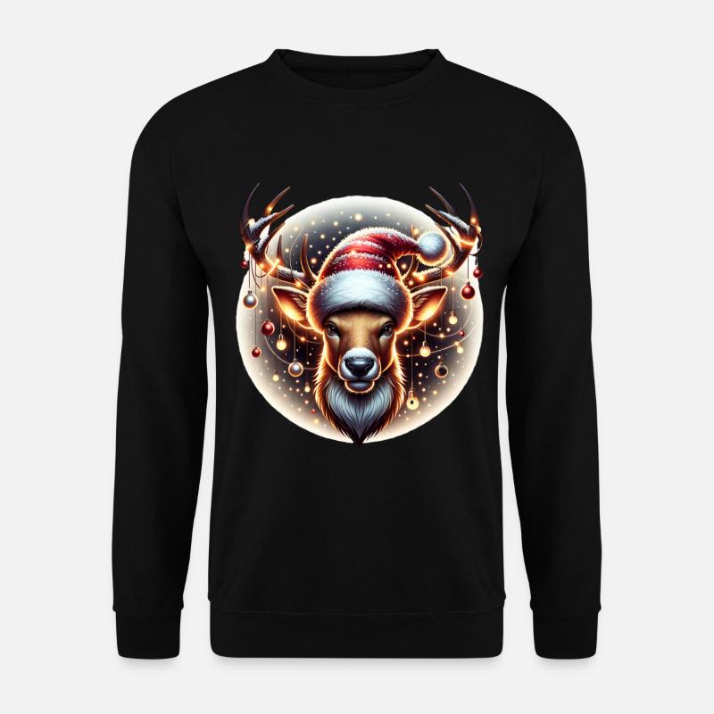 Reindeer - Unisex Sweatshirt - black