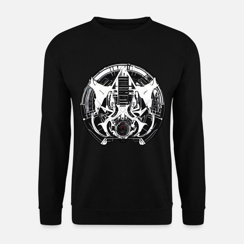 Techno Hardstyle Rays - Unisex Sweatshirt - black