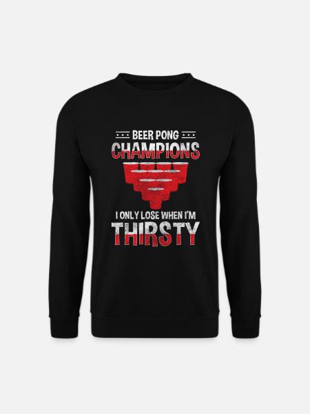 Beer Gewinner Teamsport - Unisex Pullover - Schwarz