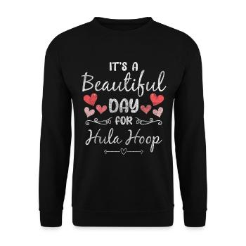Hullern Trendsport Home Workout Motivation - Unisex Pullover - Schwarz - Vorne - Alina (178cm) & Michal (187cm)