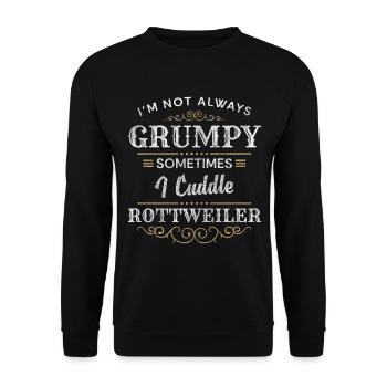 Pedigree Dog Dog Breed Dog Owner Supervisor - Unisex Sweatshirt - black - Front - Alina (178cm) & Michal (187cm)