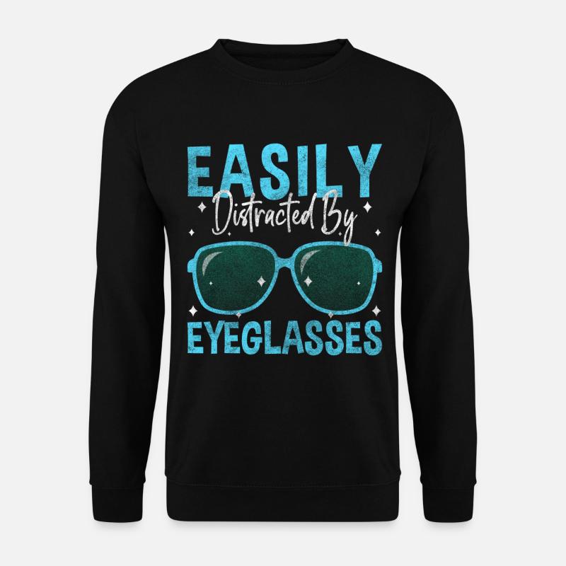 Visual Aid, Ophthalmologist, Optometry - Unisex Sweatshirt - black