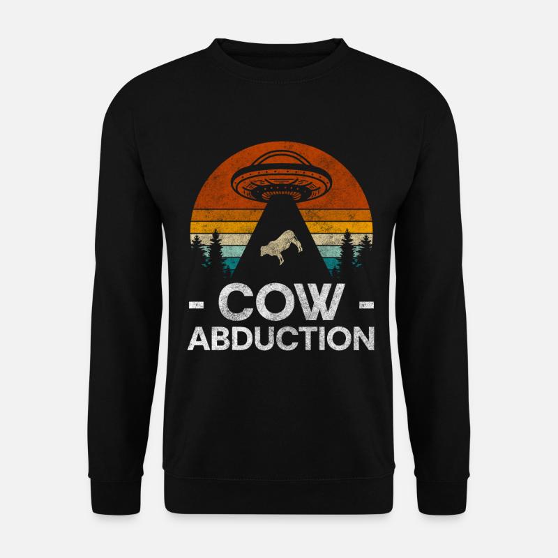 Rind Bauer Kuhflecken - Unisex Pullover - Schwarz
