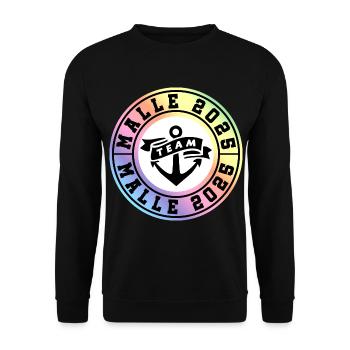 Malle 2025 Team - Unisex Sweatshirt - black - Front - Alina (178cm) & Michal (187cm)