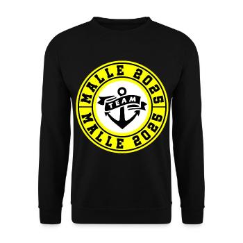 Malle 2025 Team - Unisex Sweatshirt - black - Front - Alina (178cm) & Michal (187cm)