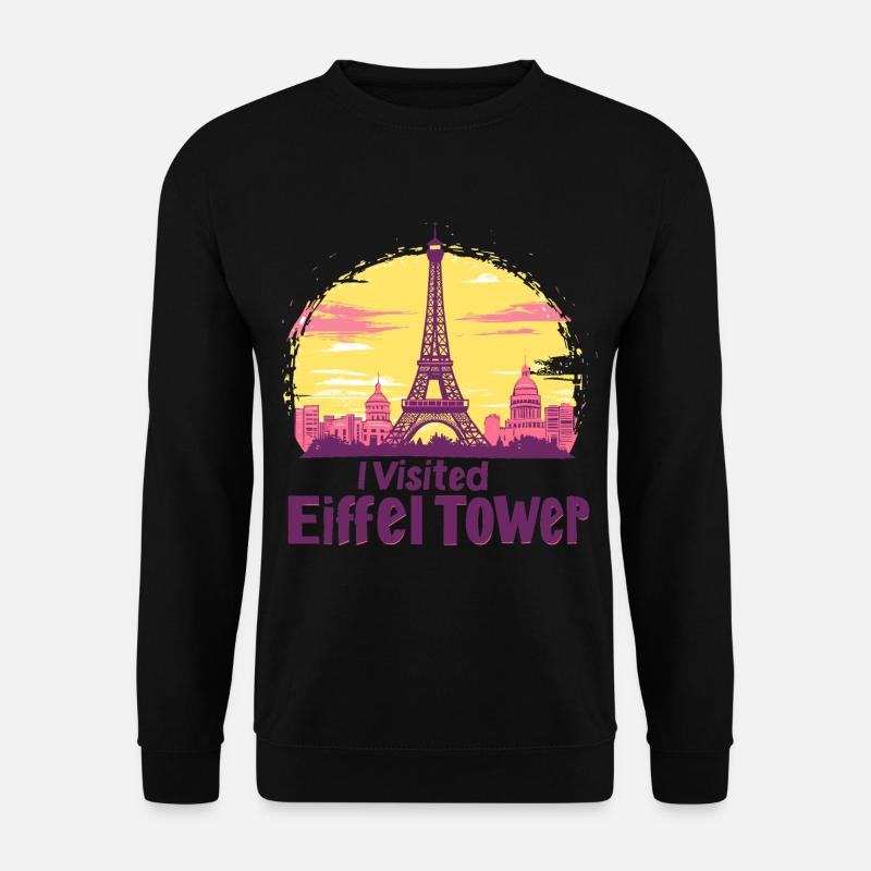 Eiffel Tower in Paris - Unisex Sweatshirt - black