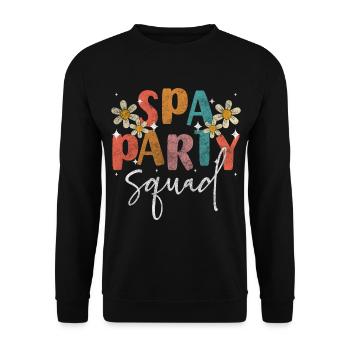 Relaxation Relax People Luxury - Unisex Sweatshirt - black - Front - Alina (178cm) & Michal (187cm)