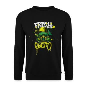 Graffiti Art Fashion Eye-catching - Unisex Sweatshirt - black - Front - Alina (178cm) & Michal (187cm)