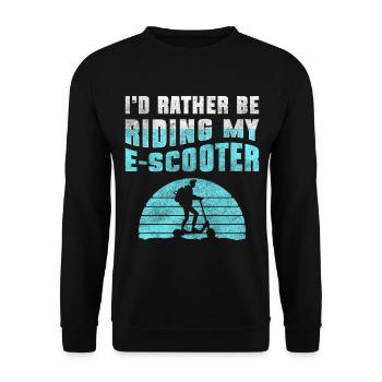 Rollerfahrer Hybrid Kinder Speed - Unisex Pullover - Schwarz - Vorne - Alina (178cm) & Michal (187cm)