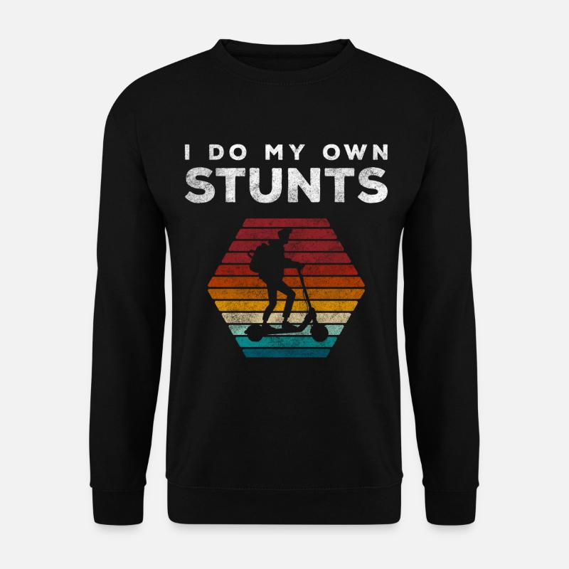 Rollerfahrer Stadt Stromer Speed - Unisex Pullover - Schwarz