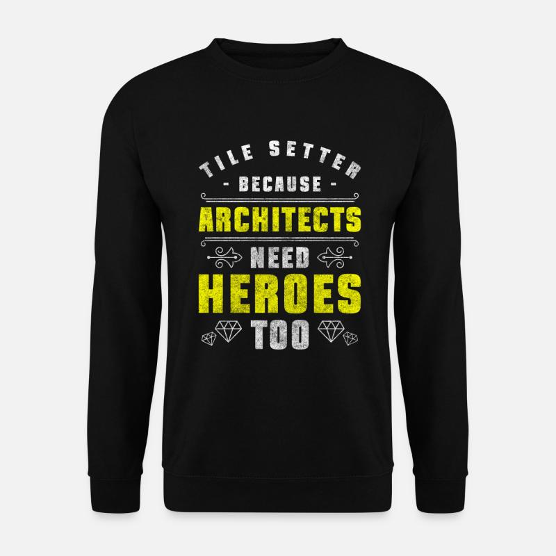 Carrelage Sol Master Construction - Sweat-shirt Unisexe - noir