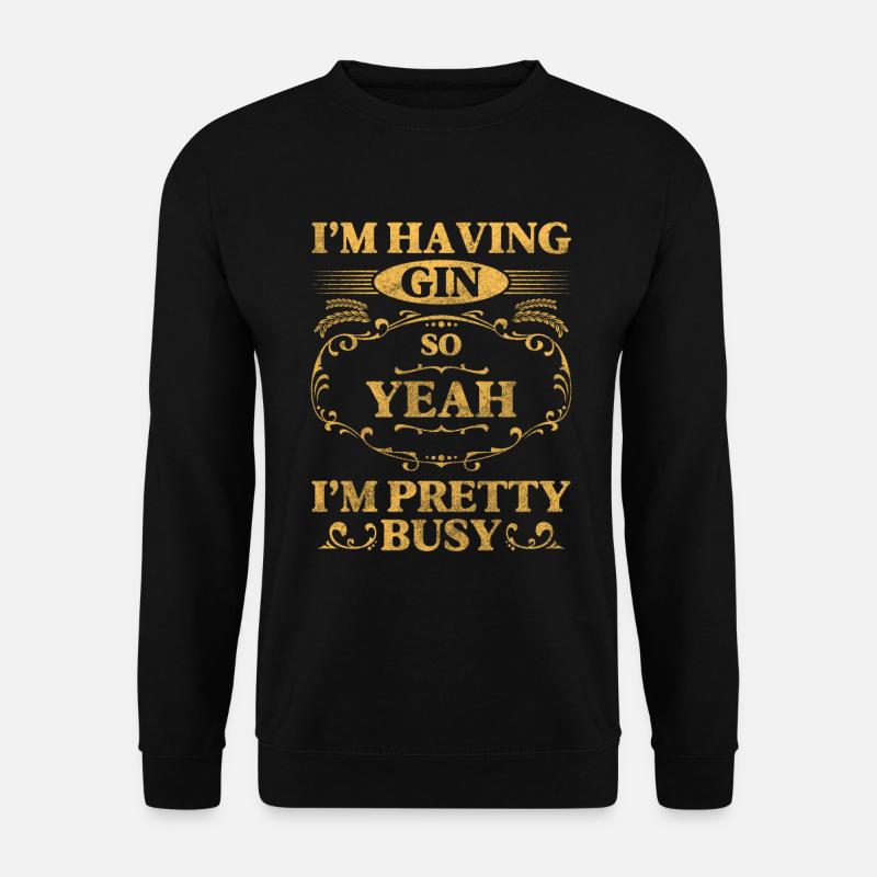 Alcool Drunkard Longsdrinks - Sweat-shirt Unisexe - noir