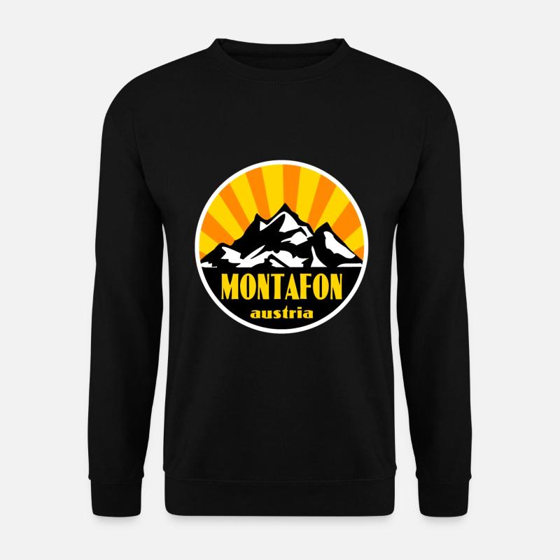 Montafon - Unisex Pullover - Schwarz