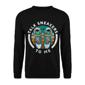 Schuh Frauen Paarweise - Unisex Pullover - Schwarz - Vorne - Alina (178cm) & Michal (187cm)
