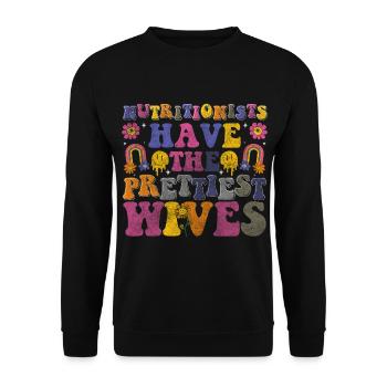 Nutrition Helper Dream Figure Cook - Unisex Sweatshirt - black - Front - Alina (178cm) & Michal (187cm)