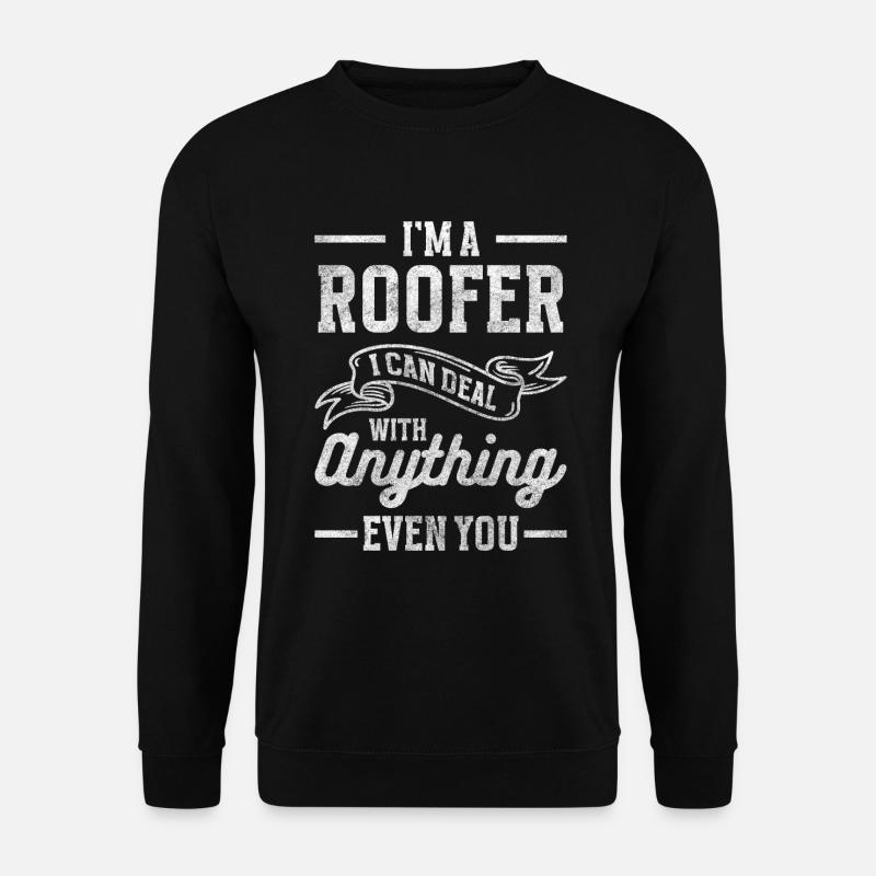 Dachdecker Dächer Meister Zunft - Unisex Pullover - Schwarz
