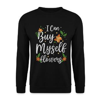 Fleurs Sentant L'amour Festival D'été - Sweat-shirt Unisexe - noir - Devant - Alina (178cm) & Michal (187cm)