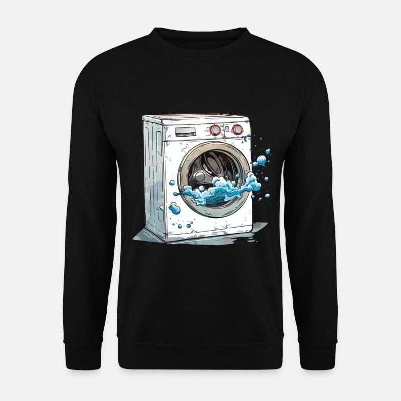 Waschmaschine - Unisex Pullover - Schwarz