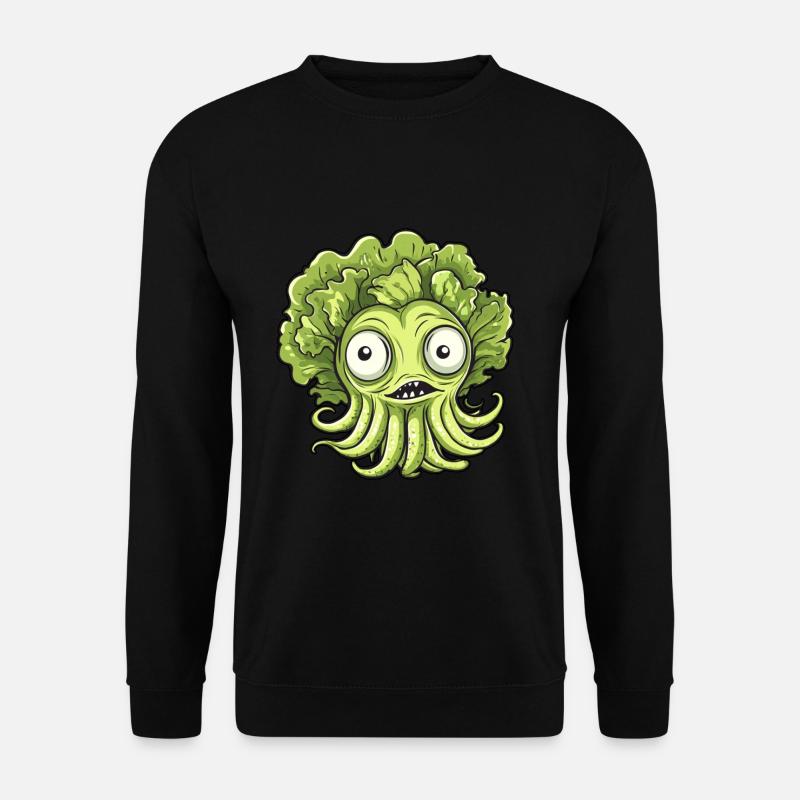 Octopus cabbage - Unisex Sweatshirt - black